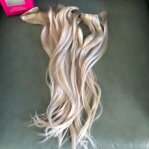 Satin Strands 18” clip hair extensions- Never worn